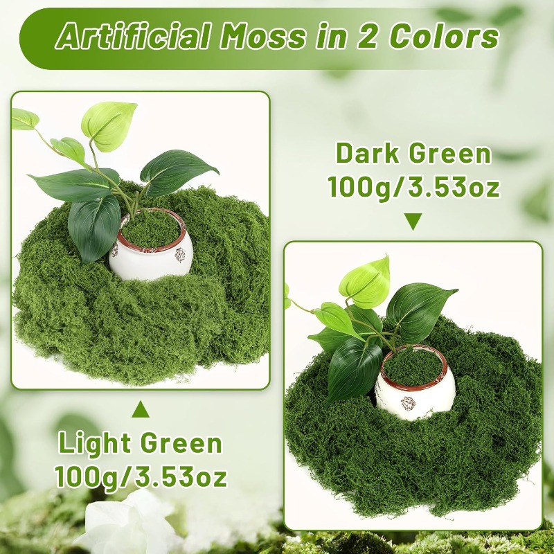 نباتات خضراء اصطناعية، طحالب د - مراجعة Sphagnum Moss Dry وسعره